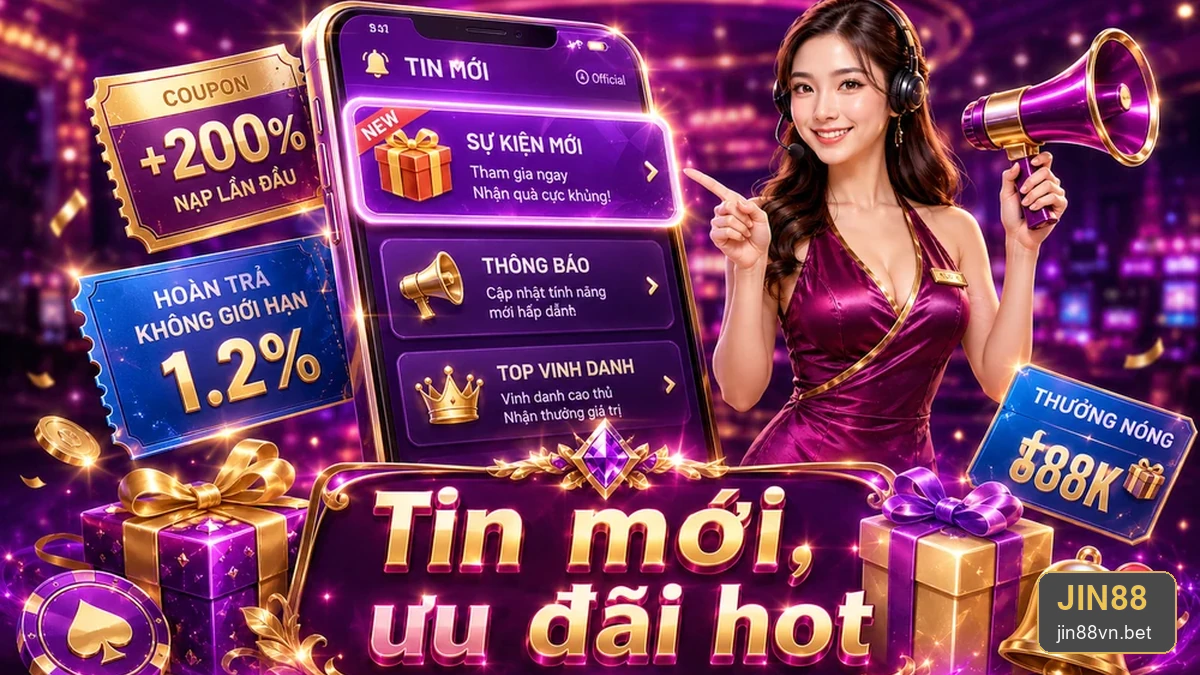 Khuyến Mãi JIN88: Chọn Ưu Đãi Theo Nhu Cầu, Đừng Chỉ Nhìn Con Số Lớn – jin88vn.bet
