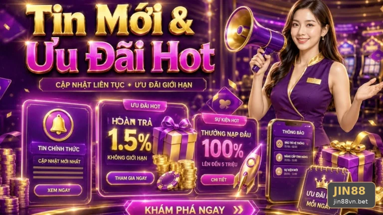 Khuyến Mãi JIN88 Tại jin88vn.bet: Đọc Chi Tiết Giao Diện Tin Mới, Ưu Đãi Và Điều Kiện Nhận Thưởng – So Sánh Theo Nhu Cầu Qua Góc Kiểm Chứng Theo Tên Miền